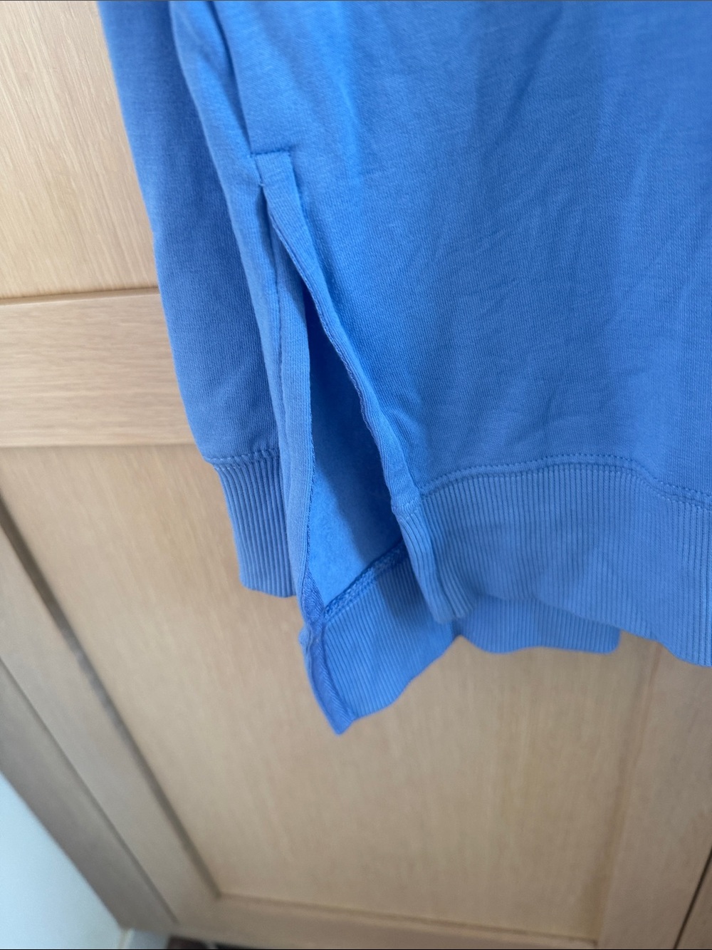 Women’s Relaxed Crewneck Sweatshirt — Light Blue very soft - Picture 3 of 3